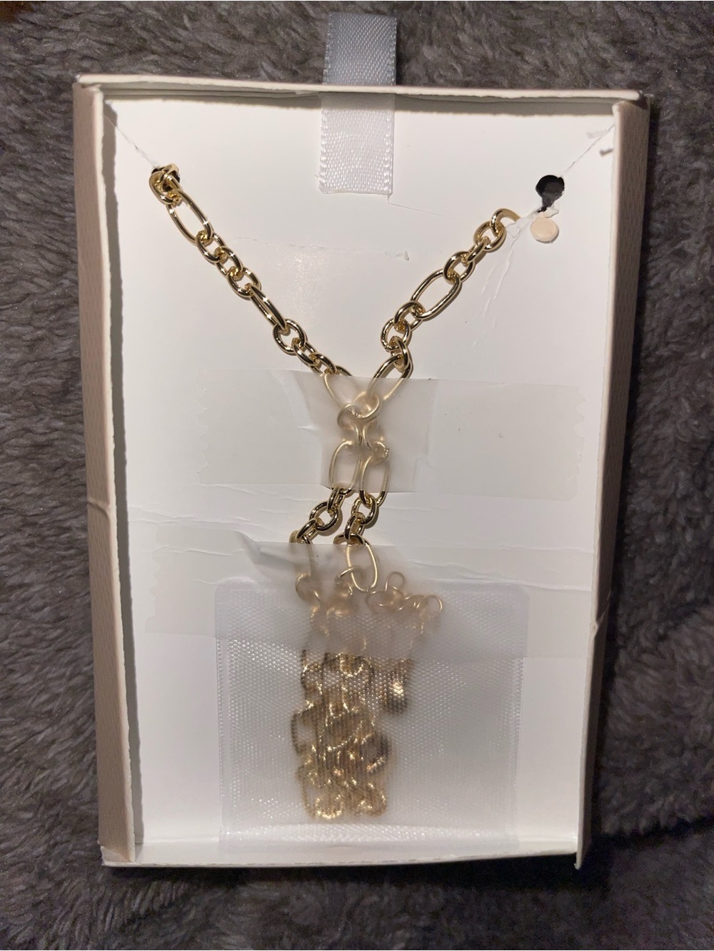 Camila Coelho Gold Heart Pendant Necklace with Mother of Pearl - Picture 3 of 3